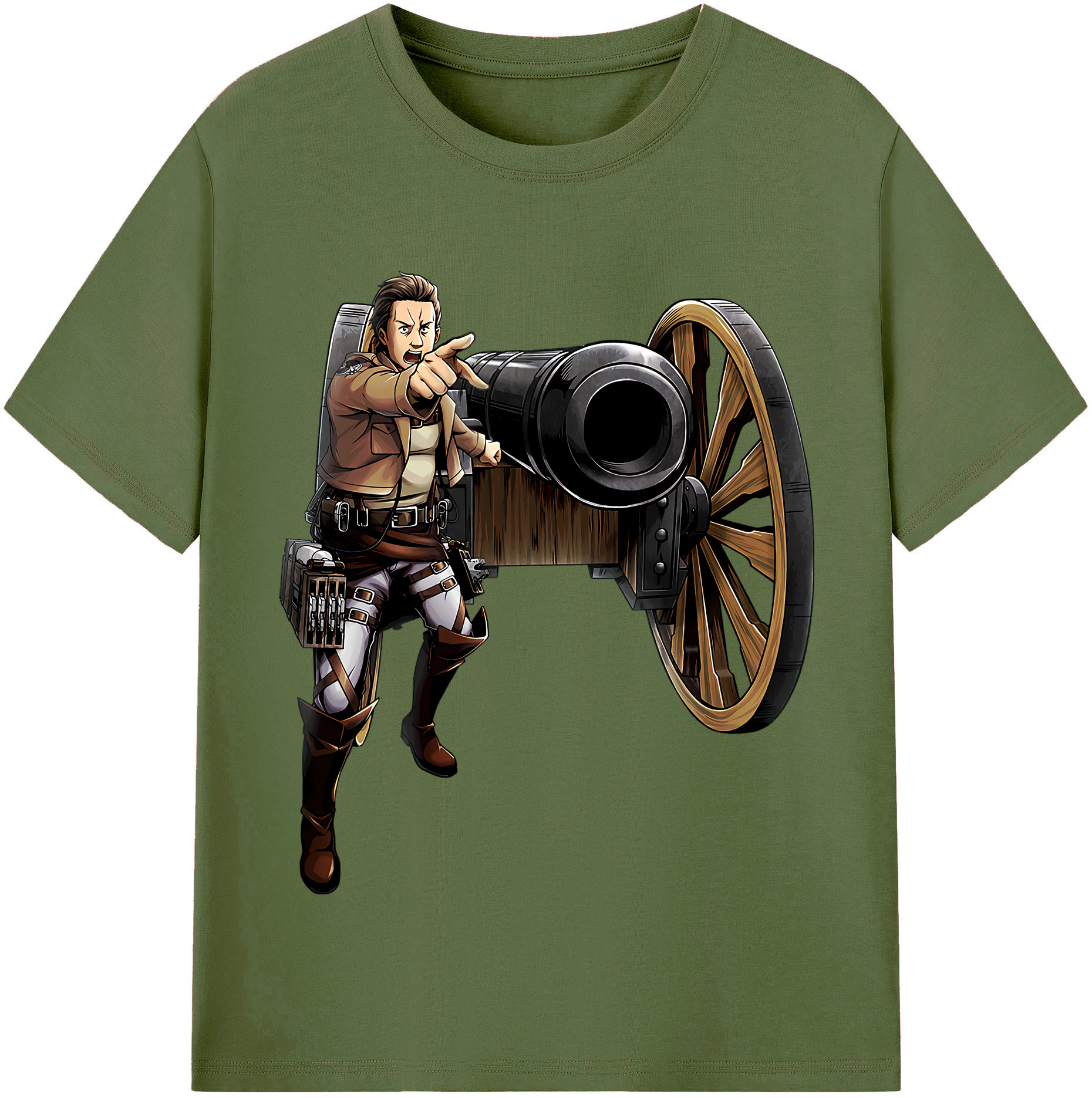 （画像用） 進撃の巨人 Attack on Titan 綿100％半袖Tシャツ（フロントプリント）